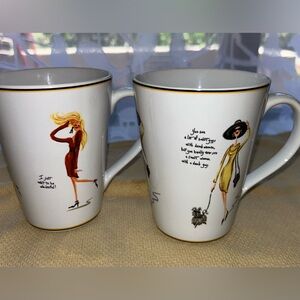 2 Sakura “Glamour Girl” Mugs